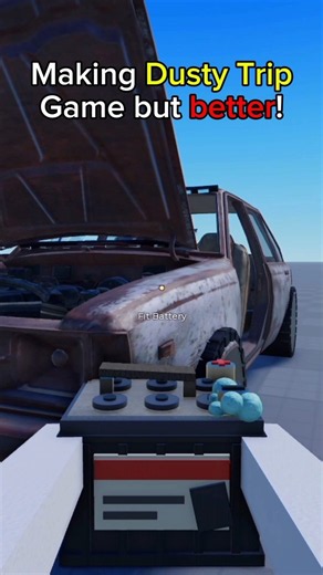 Making a better version of Dusty Trip game 🤯 #dustytrip #cargames #roblox