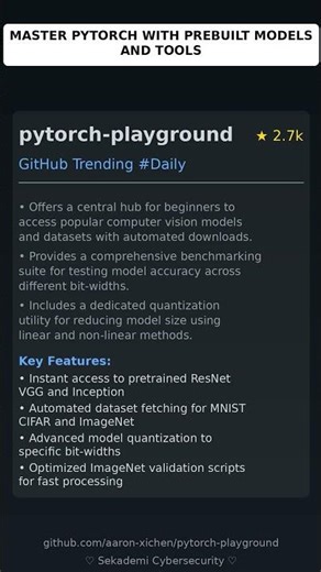 GitHub Trending Repositories: aaron-xichen/pytorch-playground 🇬🇧