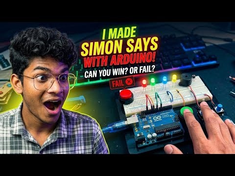 How i made Simon says with Aurdino! Can you win?or fail?