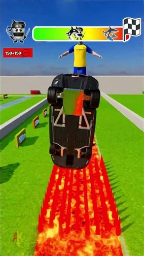 ITALYAN BRAINROT 🤯 VS JUMP LAVA SPIKES CHALLANGE? #beamngdrive #simulator #shorts