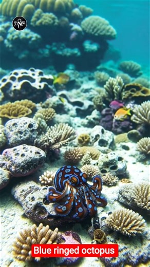 Blue-Ringed Octopus: Small but Extremely Deadly,#venomouscreaturesshortvideo
