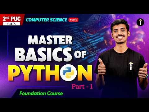 Weekly Practice Tests Full Details - Vijeta KCET Integrated Batch | MASTER BASICS OF PYTHON - PART 1
