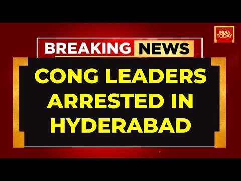 Telangana Congress Leaders Detained After Protest Outside Railway GM Office | India Today