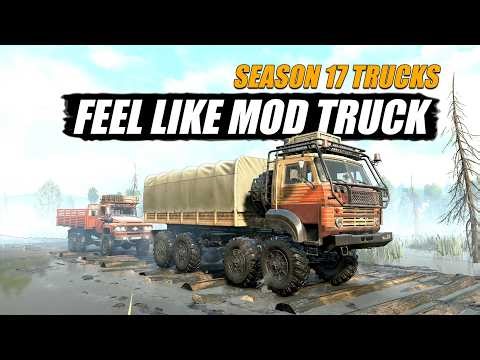 Snowrunner New Season 17 Trucks Review | Voron G 5352 & Jangsu RX600