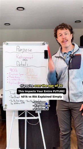 If you’re over 20, you need to know this! These are the basics of the 401k and IRA. These retirement accounts can be the difference between retiring with dignity or working forever. This breakdown explains how a 401k vs IRA works, contribution limits, tax advantages, and what every beginner needs to know. Are you using a 401k, an IRA, or neither right now? #401k #IRA #RetirementPlanning #PersonalFinance #FinancialLiteracy | Money Coach Dave