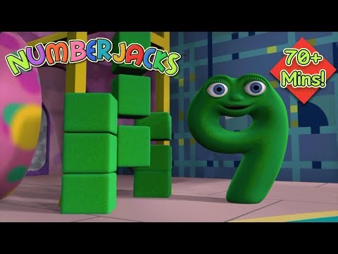 Big Number Adventures! 7 to 9 and More! 7️⃣8️⃣9️⃣ Numberjacks FULL Episode Compilation! | 70+ Mins