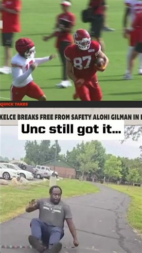 Travis Kelce has been doing this move since day one 😂