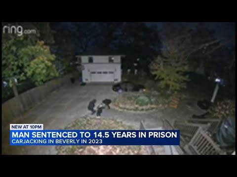 Man sentenced to 14.5 years in prison for 2023 carjacking, robbery in driveway of Chicago home