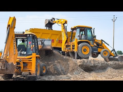 JCB 3DX Plus vs 3DX Xtra Wedmix Proper Mixing and Loading in Truck | Jcb video