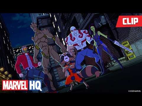 Black Widow vs. The Guardians of the Galaxy 🆚 🌌 | Marvel's Avengers Assemble | @MarvelHQ