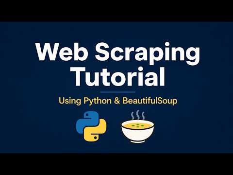 Web Scraping Tutorial Using Python | BeautifulSoup Tutorial 🔥 | Find Containers + Live Demo in 5 Min