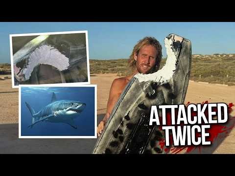 He Prayed In Blood-Stained Water Then The Shark Attacked Him Again!