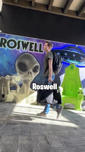 Matthew Ables on Instagram: "I Visited A UFO Crash Site 👽 #aliens #roswell #funny #travel"