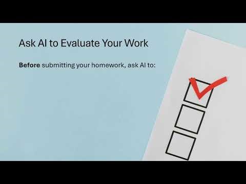 How to Use AI to Help With Homework (A Professor’s Perspective)