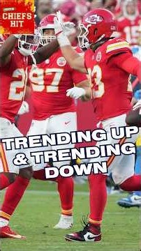 TRENDING UP & TRENDING DOWN #nfl #football #chiefs #lockedonchiefs