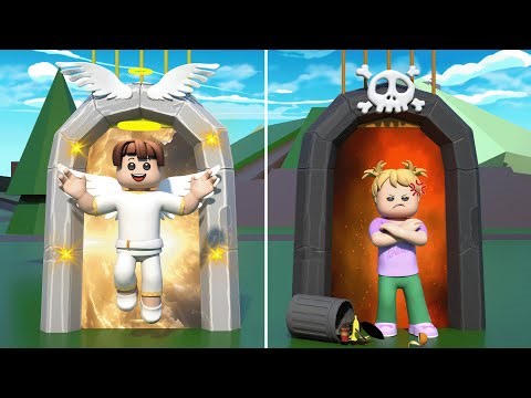 ROBLOX Brookhaven 🏡RP: Go To Heaven Or Go Down Hell? - Roblox Animation