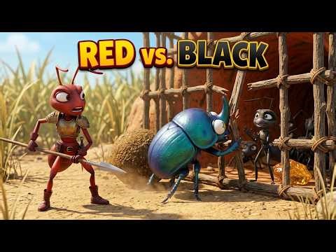 ULTIMATE ANT WAR: Black Army vs Red Army | 3D Animated Movie