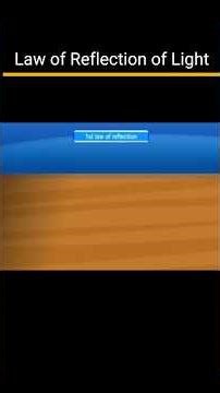 LAW OF REFLECTION OF LIGHT || #light #reflection #physics #experiment #laws #lawofreflection #icse