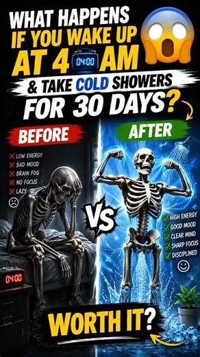 30 Days of 4 AM Wakeups & Ice Cold Showers… Worth It? 🥶😱