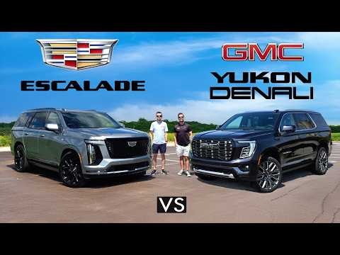 LARGE LUXURY! -- 2026 Cadillac Escalade vs. 2026 GMC Yukon Denali Ultimate: Comparison
