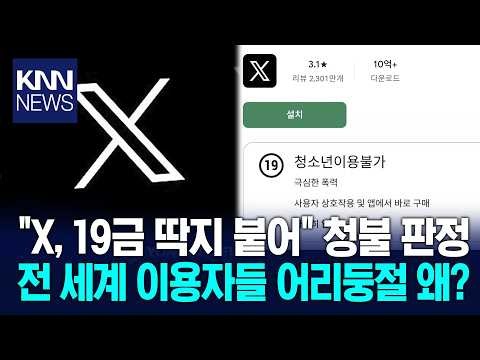 "X(트위터), 이제 '19금' 됐다" 구글이 내린 '초강수' 이유는? / KNN