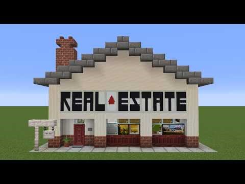 How to Build a Real Estate Office In Minecraft