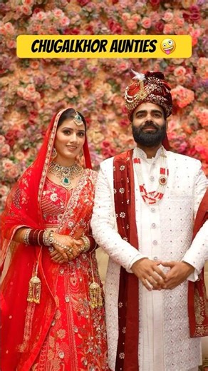 Chugalkhor aunties 🤣 #neetubisht #comedy #lakhneet #funny #wedding #trending #youtubeshorts