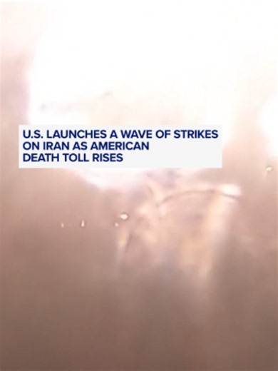 The U.S. launched a wave of strikes on Iran overnight, the ninth consecutive night of bombing, as CENTCOM announced additional human remains were found at the site where two U.S. service members were killed in an Iranian attack on the U.S. base in Jordan. ABC News' Martha Raddatz has the latest. #news #iran