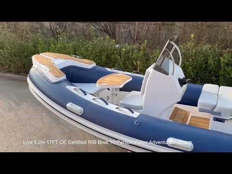 Liya 5.2m RIB Boat Review: 10-Person Capacity, 150L Fuel Tank & CE Certified