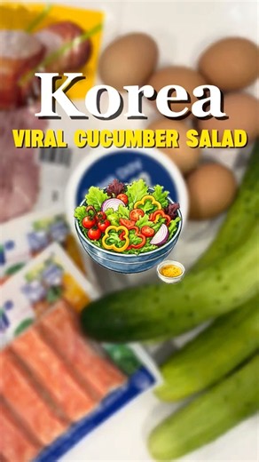Korea’s Viral Cucumber Salad 🥒🇰🇷