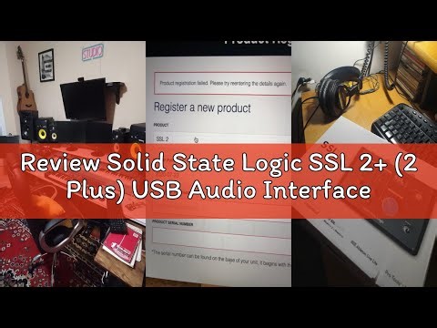 Review Solid State Logic SSL 2+ (2 Plus) USB Audio Interface - 24 bit/192 kHz, 2-in 4-out, with SSL