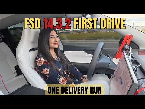 FSD 14.3.2 First Impression + One Delivery Run