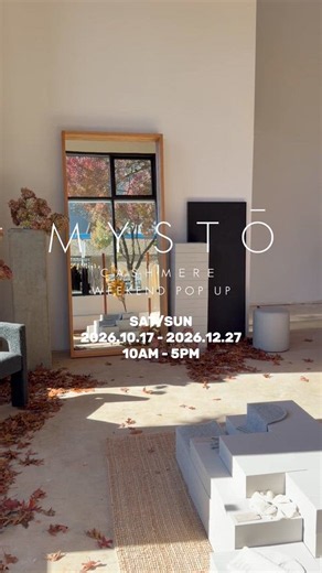 MYSTO CASHMERE WEEKEND POP-UP