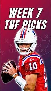 My Favorite TNF Patriots vs Bears Predictions 🏈 #nfl #fantasyfootball #nflfootball