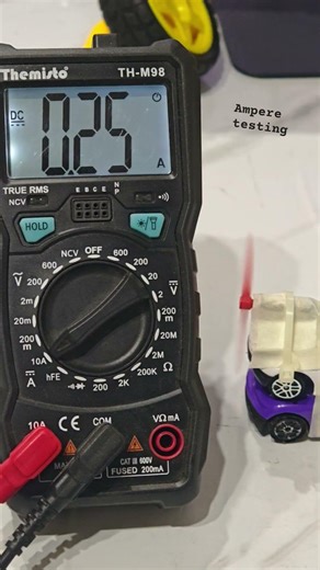 pt.6 testing small drone motor with 3V battery #drone #dcmotor #experiment #multiphysics #simulate
