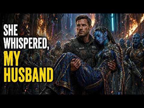 The Human Carried an Injured Alien Woman Through Fire… She Whispered, “My Husband”