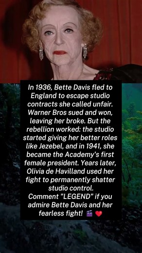 The Rebel Star Who Fought Warner Bros: Inside Bette Davis’s Legendary Court Battle
