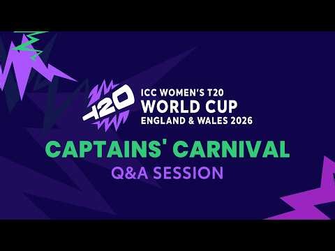 🏏 ICC Women’s T20 World Cup 2026 Captains’ Carnival - Q&A Session| LIVE from Waterloo Bridge, London