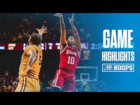 Nebraska at Minnesota | HIGHLIGHTS | Big Ten Basketball | 01/24/2026
