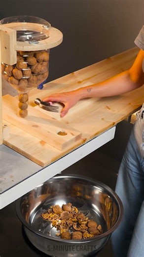 Awesome! 🔥 Engineering a Semi-Automatic Walnut Cracker 🌰