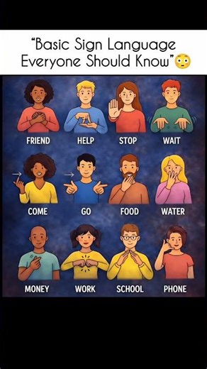 “Basic Sign Language Everyone Should Know”😳