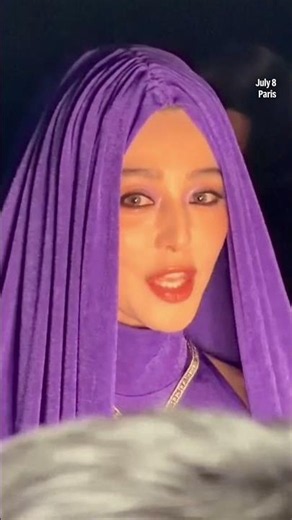 Cardi B and Fan Bingbing at Robert Wun's haute couture show at Paris Fashion Week
