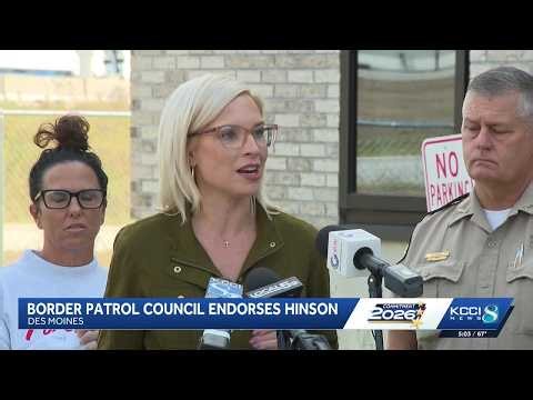 U.S. Rep. Ashley Hinson pledges support for border patrol, law enforcement if elected