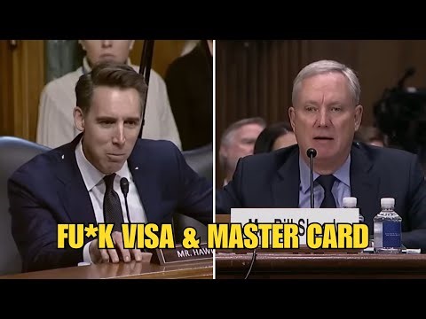 DESTROYS Credit Card Cartel: Sen. Josh Hawley Unleashes Fiery Hearing