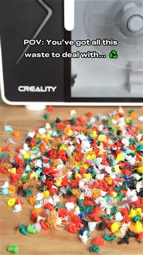 ♻️ Stop wasting filament. Start recycling it. #crealitym1r1 #shorts #filament
