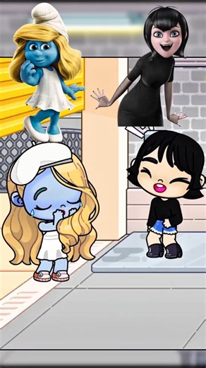 Smurfette & Grouchy Smurf VS Mavis | Avatar World #avatarworld #mavis #smurfette #tocaboca
