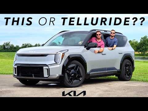 2026 Kia EV9 -- Should You Pick THIS or a Telluride Hybrid?? (NEW Nightfall & More)