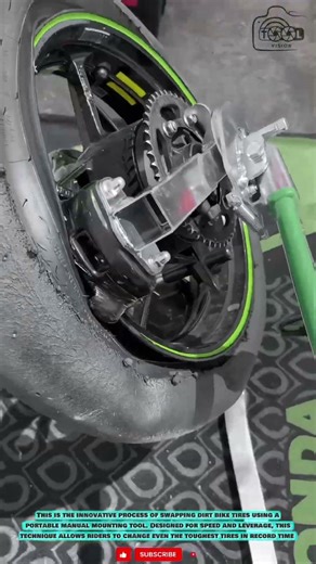 Motorcycle Wheel Tire Changer Tool for Precise Tire Installation #innovationtools