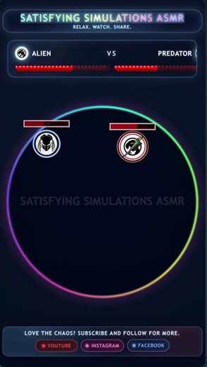 The First Strike Came From Nowhere 😳 (Predator vs Alien) , MATCH 1/3