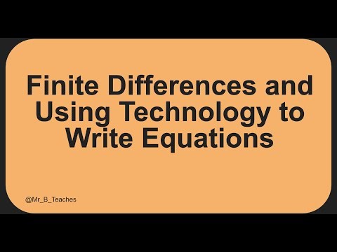 Exploring Finite Differences and Equations for Polynomials